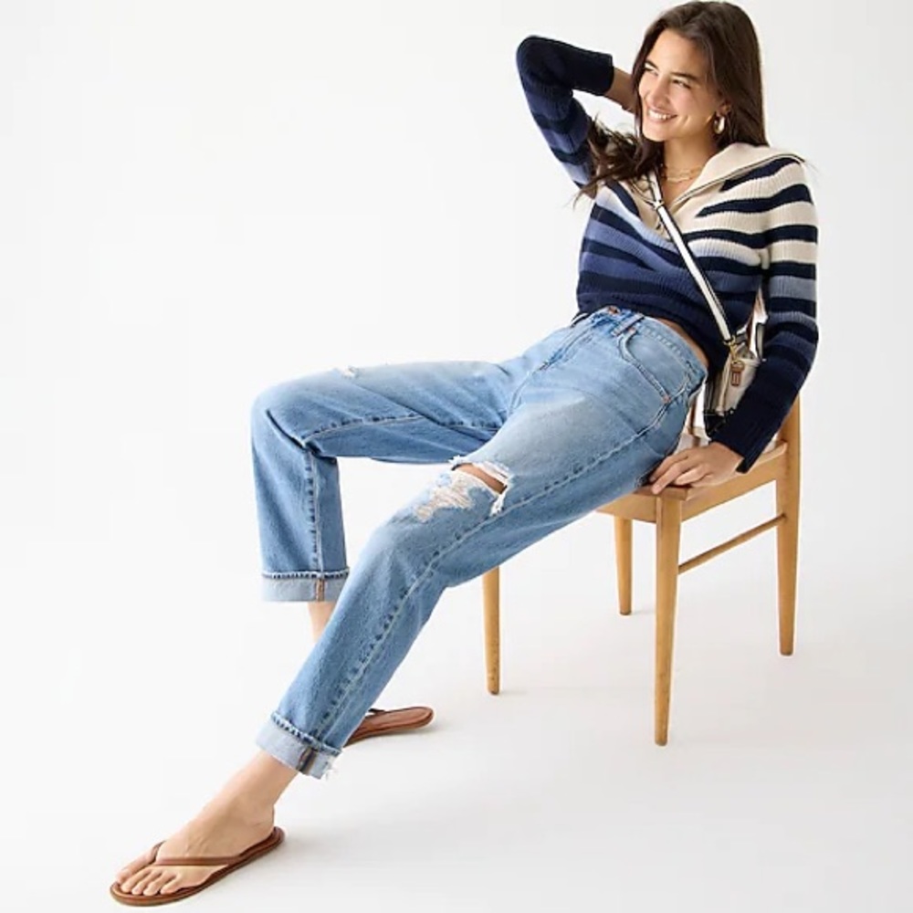 J.Crew Slouchy Boyfriend Jean (Midrise)